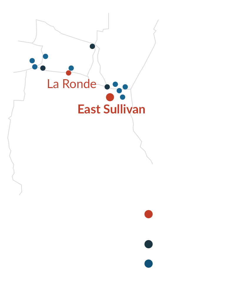 East Sullivan Map
